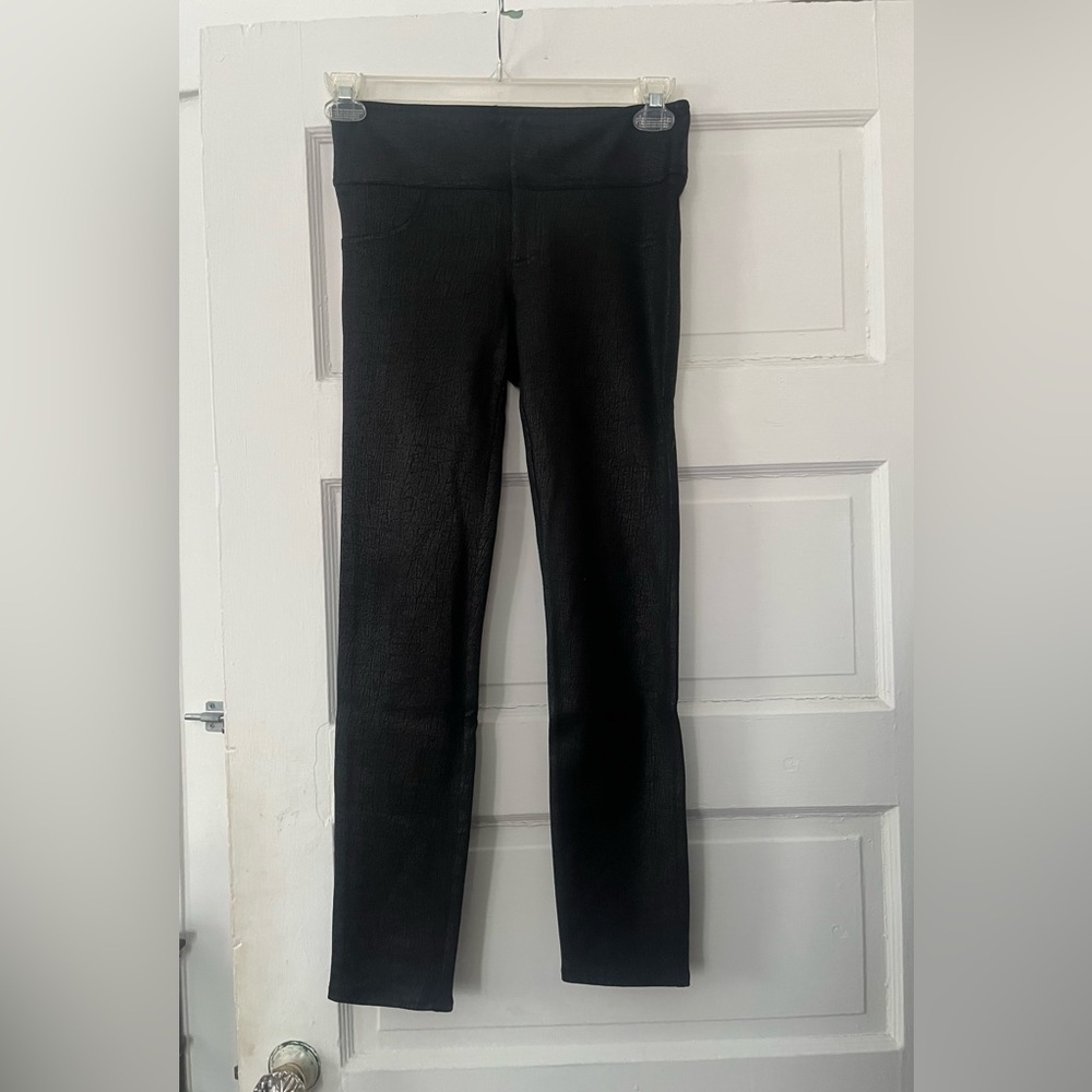 INC International Concepts Black Textured pants